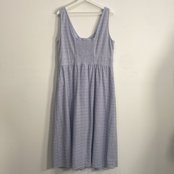 J. Crew Eyelet Midi Dress Cotton 16T - Picture 6 of 12